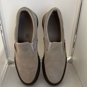 Vans Tan Slip-On Loafers